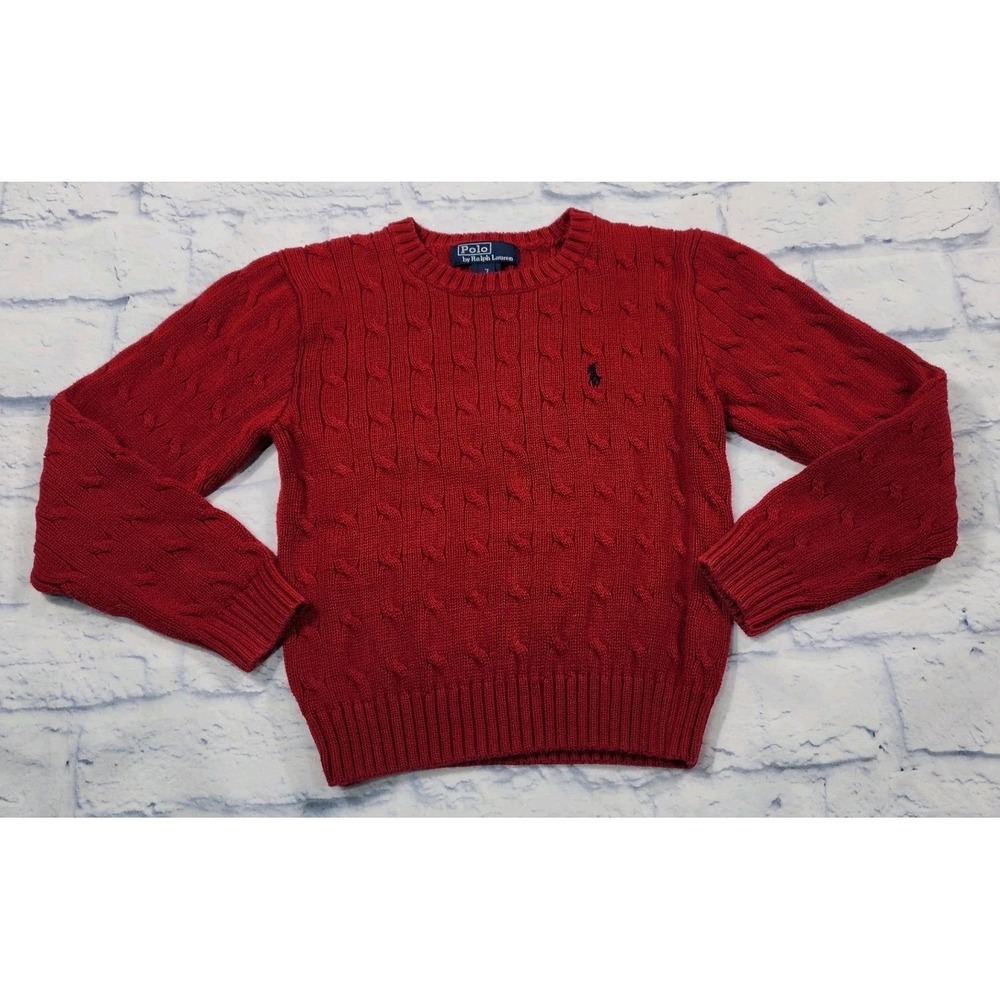 Polo by Ralph Lauren Red Kids Sweater
